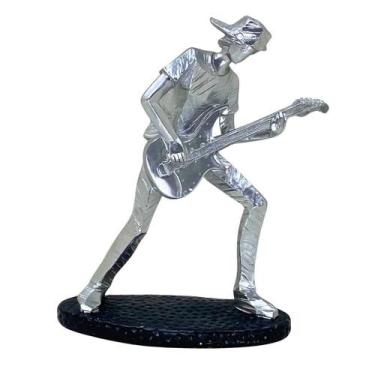 Imagem de Figura Decorativa Músico Guitarrista 8 X 20 X 24 Cm - Espressione