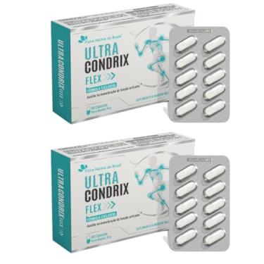 Imagem de 2x Ultra Condrix Flex (Msm,Colágeno) 60 Cápsulas Flora Nativa
