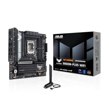 Imagem de ASUS Placa-mãe TUF Gaming B860M-PLUS WiFi B860 LGA 1851 mATX, Intel® Core™ Ultra Series 2 Ready, AI PC, 12+1+2+1 estágios 80A, DDR5, PCIe 5.0, 3X M.2, Wi-Fi 7, LAN 2.5G, HDMI™, USB 20Gbps Type-C®