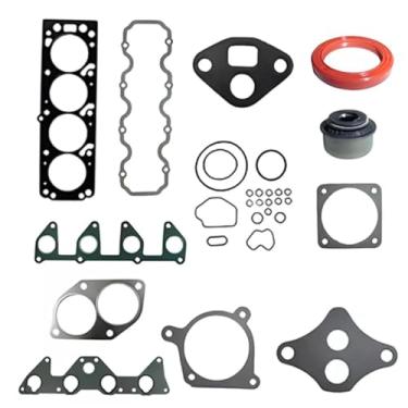 Imagem de Junta Superior Motor com Retentor Jogo Cabeçote Fibra 79384, Preto/Prata, Sabo