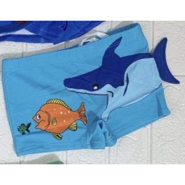 Imagem de Sunga Boxer Bebê e Infantil Proteção Solar Uv - Modella, Azul claro, 6