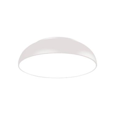 Imagem de Plafon Blumenau Pleno Redondo E27 Bivolt Branco Fosco