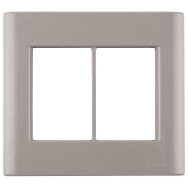 Imagem de Placa 6 Postos 4x4 Tramontina Giz Fendi Tramontina