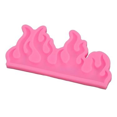 Imagem de Ferramenta Flame Decorating Silicone, 3 Pcs Fire Cake Decorating Silicone Com Easy Release Non Stick Finish Food Grade Seguro e Reutilizável para Várias Aplicações de Cozinha