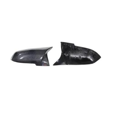 Imagem de Compatível para BMW F30 F32 F33 F20 F22 F23 F36 X1 Espelho M3 M4 Look Capa de espelho retrovisor para F20 F30 F22 F36 F23 F87 M2 espelho de carbono(H style)