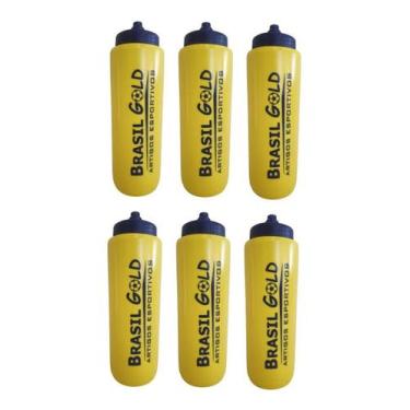 Imagem de 6 Squeeze Garrafa Futebol 1 Litro  Garrafinha - Finta