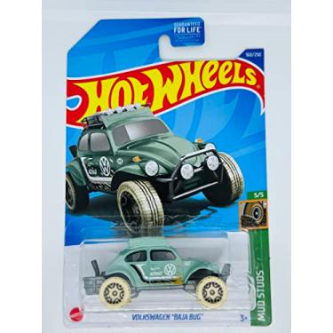 Imagem de Hot Wheels 2022 - VOLKSWAGENs Baja Bug - Light Green - MUD Studs 5/5