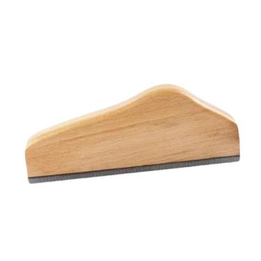 Imagem de YIJU Lima de Nivelamento de Trastes, Ferramenta de Manutenção de Luthier, Ferramenta de Nivelamento de Escala Multifuncional, Lima de Madeira para Instrume, Cor de Madeira