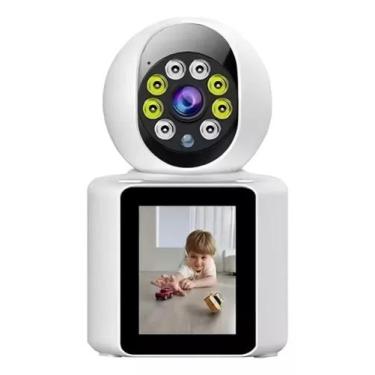 Imagem de Camera Baba Eletronica com Visor - Camera wifi Interna - Monitoramento