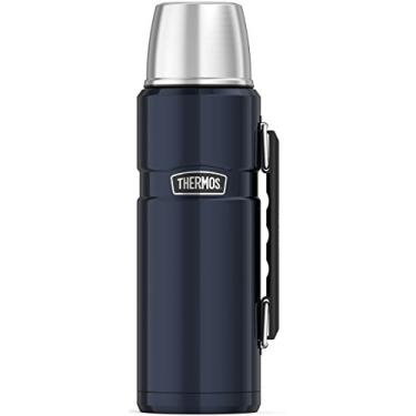 Imagem de THERMOS Stainless King SK2010 Vacuum-Insulated Beverage Bottle, 40 Ounce, Midnight Blue