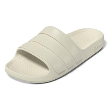 Imagem de adidas Sandália unissex Adilette Flow Slide, Putty Mauve/Putty Mauve/Putty Mauve, 10 Women/9 Men