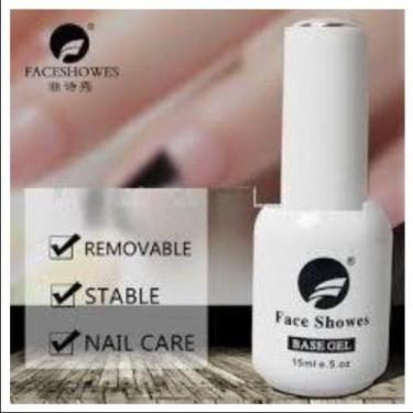 Imagem de Selante Top Coat Faceshowes Poder Alongamento Gel  Líquido Para Unha e