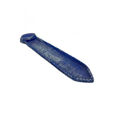 Imagem de Incensário Régua 23 cm Universal Azul Escuro Resina - Lua Mística - 10