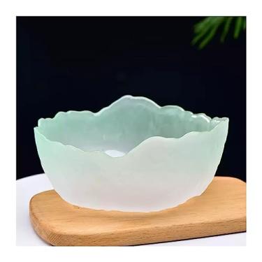 Imagem de cesta de frutas Prato de frutas de vidro para casa sala de estar Mesa de centro Prato de frutas Prato de lanche Melão Tigela de frutas secas Prato de frutas rosa azul verde gradiente Prato de frutas d