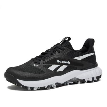 Imagem de Reebok Tênis de golfe masculino Nano Golf Spikeless, Preto/calçado branco, 11 Women/9.5 Men
