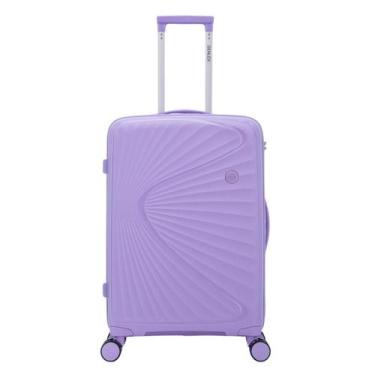 Imagem de Mala Pequena Polipropileno Viagem Rodas Duplas Giro 360 - DENLEX