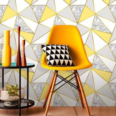 Imagem de Papel de Parede Zara Mostarda - Inove Papéis de Parede 