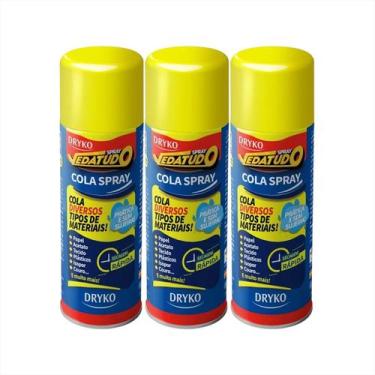 Imagem de Kits Cola Permanente em Spray Para madeira, Tecidos, Borracha, Sapatos