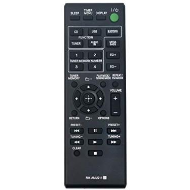 Imagem de Controle remoto de substituição RM-AMU211 RMAMU211 compatível com sistema de áudio residencial Sony MHC-ECL99BT MHC-ECL77BT SS-WG919IP SS-WEC99BT HCD-ECL99BT SS-EC719IP SS-ECL77BT HCD-ECL77BT