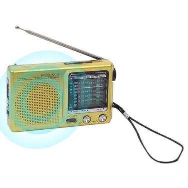 Imagem de Rádios Portáteis AM FM,Rádios Portáteis a Pilhas - Reprodutor Com Alto-Falante Amplo Para Sobrevivência, Ambiente Externo, Homens, Mulheres, Emergências, Tempestades e Falhas de Energia