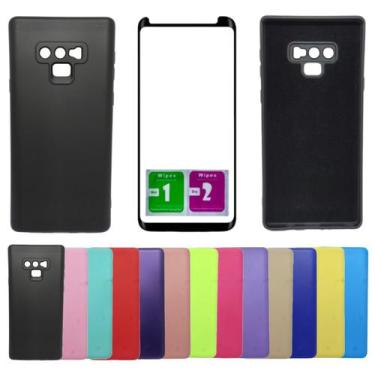 Imagem de Kit Capa Aveludada Para Galaxy NOTE 9 + Pelicula Vidro 3d 9D - Mustang