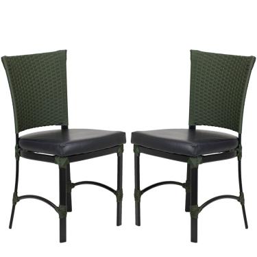 Imagem de 2 Cadeiras Florata Em Alumínio Para Área Externa, Varanda