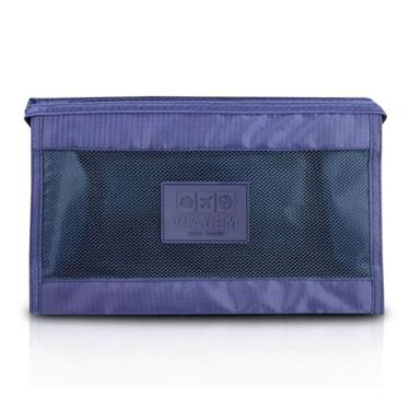 Imagem de Necessaire Com Tela Jacki Design Azul Escuro