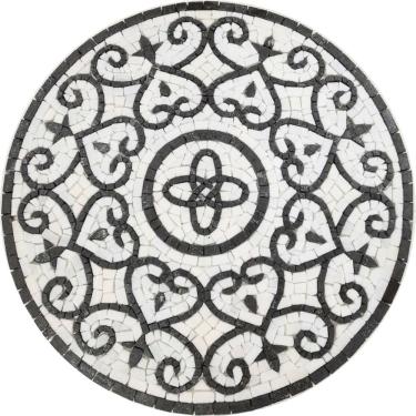 Imagem de Piso Em Mosaico Romano Itálico Tamanho 80cm