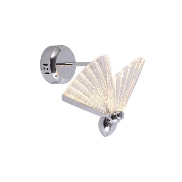 Imagem de Arandela Borboleta Sindora Qb05104 Led Cromada Bivolt