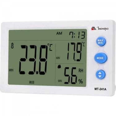 Imagem de Relogio Termo Higrometro Minipa Mt241a