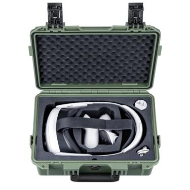 Imagem de Lykus Capa Rígida À Prova D'Água Titan Oq200, Compatível Com Quest 3S/Quest 3/Quest 2, Faixa De Cabeça Elite Oficial, Melhor Proteção [Somente Capa]