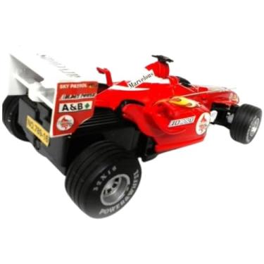 Imagem de Carro de Controle Remoto Flash Deluxe F1, Vermelho, Alta Velocidade, 22 x 8 x 10 cm