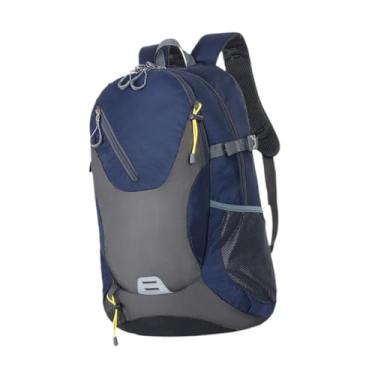 Imagem de menolana Mochila de caminhada para homens e mulheres, mochila ajustável de 40L para montanhismo, acampamento, ciclismo e mochilão, Azul Escuro