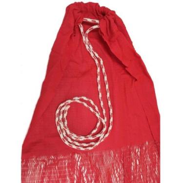 Imagem de Rede Casal Dormir Descanso 200 Kg  Resistente!! - Mazzaferro, Vermelho