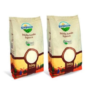 Imagem de Kit 2 Polvilho Azedo Orgânico Biorgânica 1kg