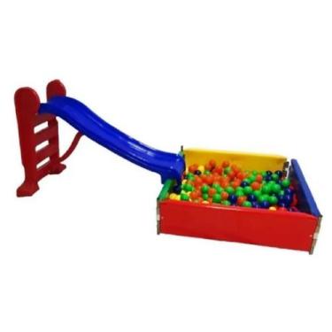 Imagem de Escorregador com piscina de bolinhas - diversão garantida - Brinquedos