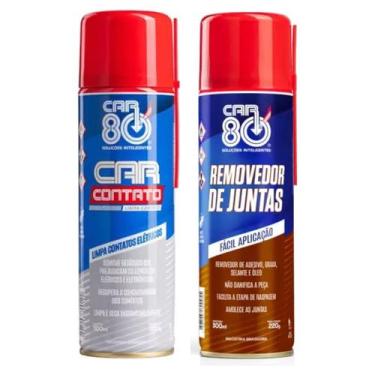 Imagem de Kit Spray Removedor De Junta E Limpa Contato Elétrico Car80
