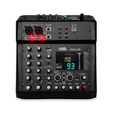 Imagem de Mesa de Som 6 Canais Para Live Com BT, EFX e USB MGA-6 USB - NXA - NXA