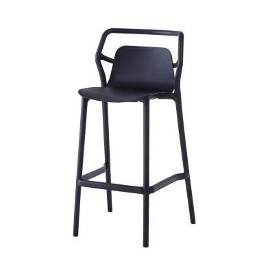 Imagem de Banqueta para Jardim e Varanda com Assento Fixo Preto