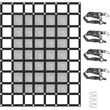 Imagem de Carga Pesada Et 8' X 6.7' Cama De Caminhão Et Para Suv Atv Oil Rig Rack Rack De Carga Cama De Caminhão Carga Et Truck Orgaizer Com S-hook Straps Tie Dow Strap