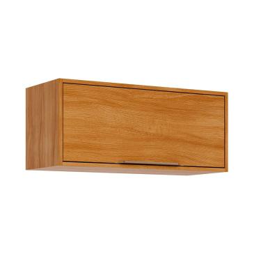 Imagem de Armário de Cozinha Modulado Divina Geladeira c/ 1 Porta Basculante 80 cm Cinamomo - MGM