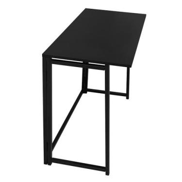 Imagem de Escrivaninha Mesa Dobrável De Estudos Trabalho Mesinha Multiuso Para N