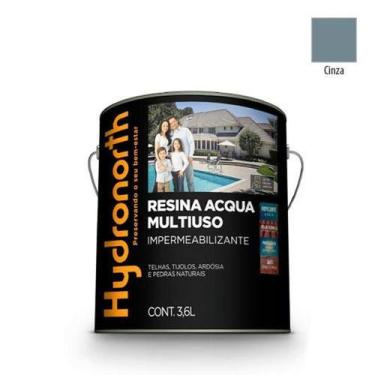 Imagem de Resina Acqua Color Cinza 3,6 Litros - Multiuso - Hydronorth