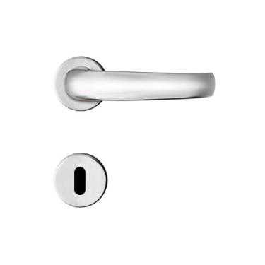 Imagem de Fechadura Papaiz Mz271 Interna 40mm Roseta Cromado, Cromado