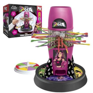 Imagem de Jogo Tira Varetas Dos Rosa Original Kz Play, Elka Plásticos, Crianças 