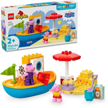Imagem de Lego Duplo Viagem de Barco Peppa Pig 10432 com 23pcs