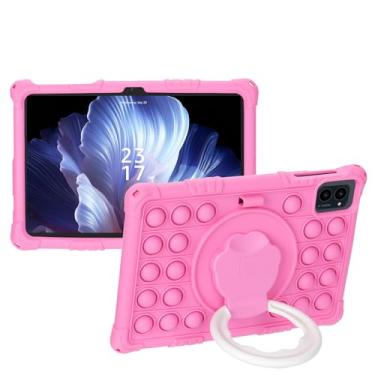 Imagem de Transwon Capa infantil para tablet ApoloSign Maxsignage EM101A/xiskt A5502 Tablet/AISLPC WDYQJE A55 Tablet/Plimpton P8 Pro 10 polegadas/CONSUNG N101B Tablet/AQHH Tablet 10.1/ Tibuta E200 - Rosa