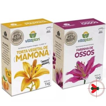 Imagem de Fertilizante Orgânico Torta Vegetal Mamona + Farinha De Osso - Nutripl