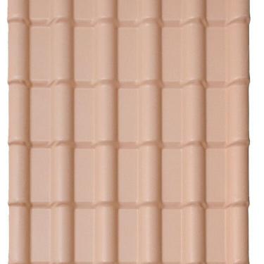 Imagem de Kit com 10 Telhas Pvc Colonial 1,98m X 0,88m X 1,7mm 6 Ondas Lux Telhas Marfim