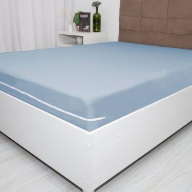 Imagem de Capa de Colchão Solteiro Malha Liso Doce Vida Peça com Zíper